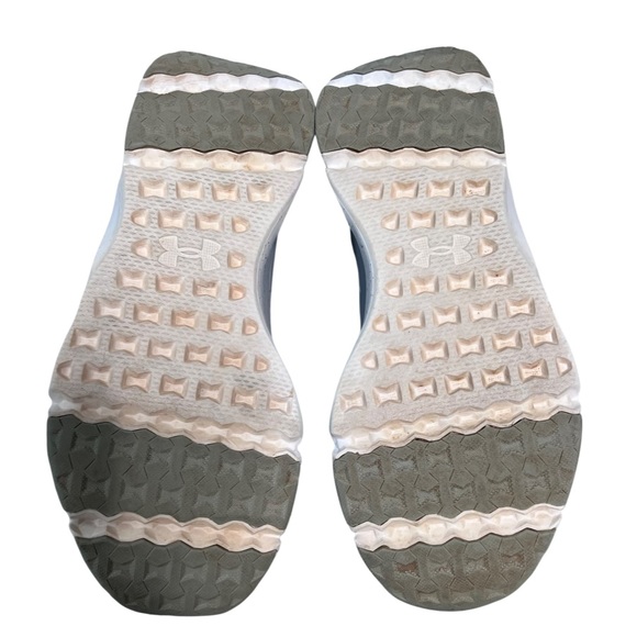 Under Armour Women’s Low Cut Gray Green Sneakers Shoes Size 8.5 - Picture 7 of 8